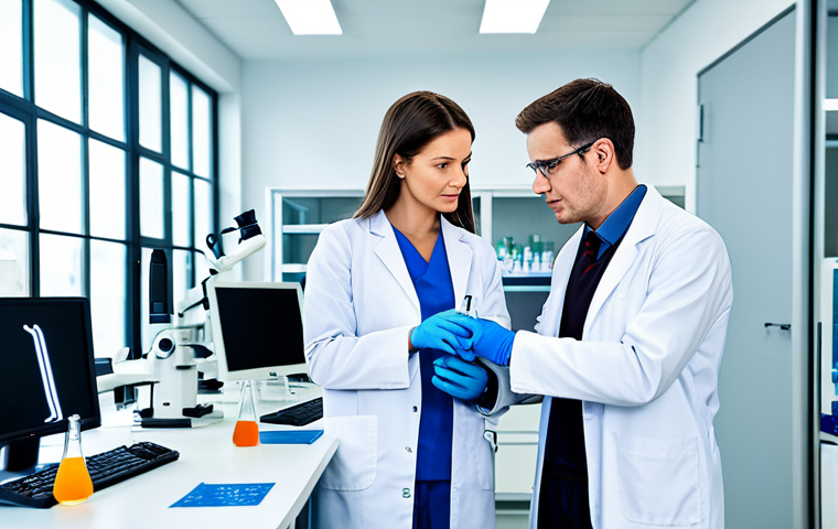 R&D Innovation**

"A professional team of researchers in a modern, brightly lit laboratory, fully clothed in lab coats, working on a complex scientific experiment, safe for work, appropriate content, perfect anatomy, well-formed hands, professional, modest clothing, family-friendly, high quality, natural pose."

**