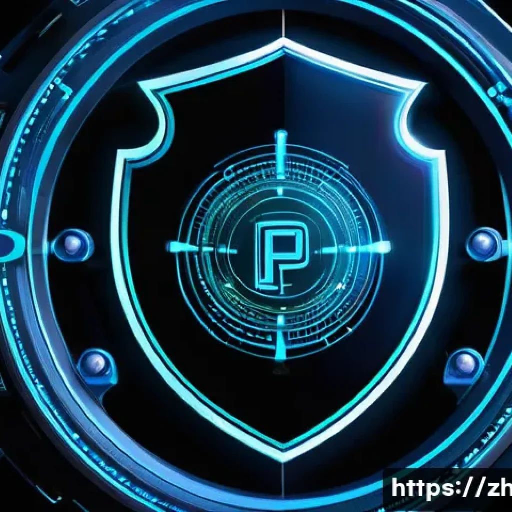 지적재산권과 국가 간 무역 분쟁 사례 - A sophisticated, high-tech shield made of intricate, glowing circuits and stylized legal symbols (e....