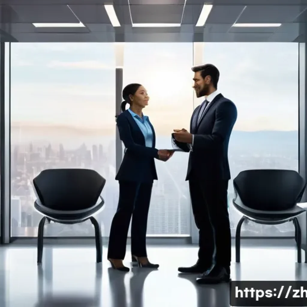 지적재산권과 비즈니스 전략 수립 - **Prompt:** A dynamic and diverse group of confident business professionals, including men and women...