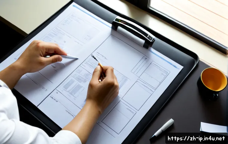 지적재산권 사례 분석 - Photorealistic intellectual property case analysis scene, a legal professional at a clean modern des...
